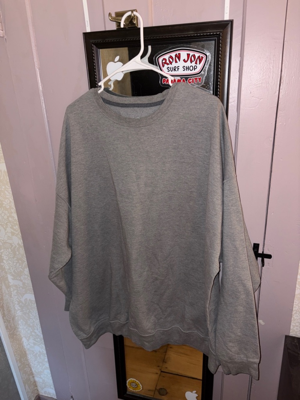 Athletic Works Gray Pullover Sweatshirt